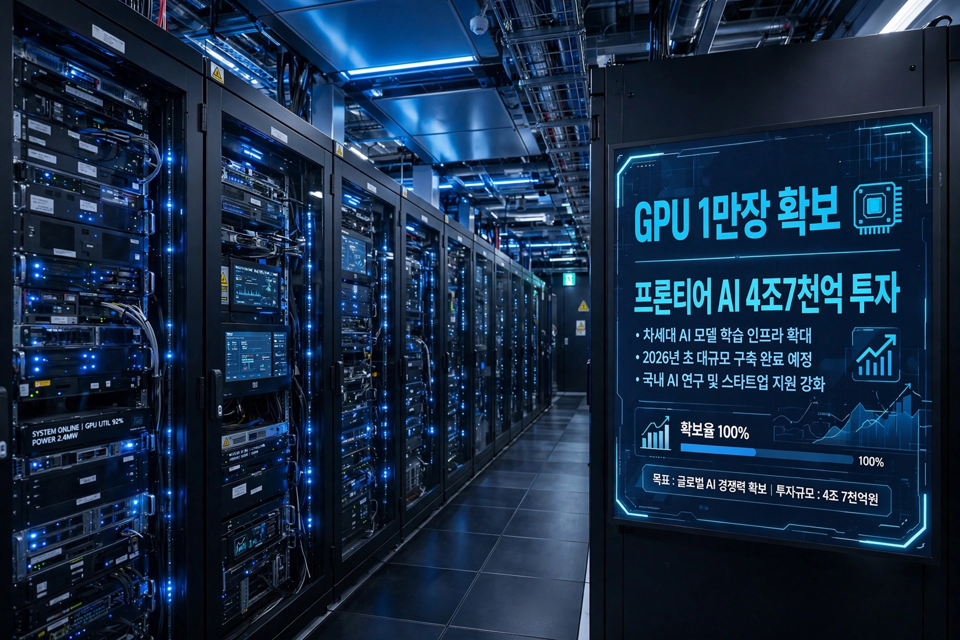 GPU 1만장 AI 데이터센터 투자