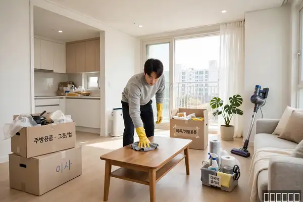 입주청소와 정리