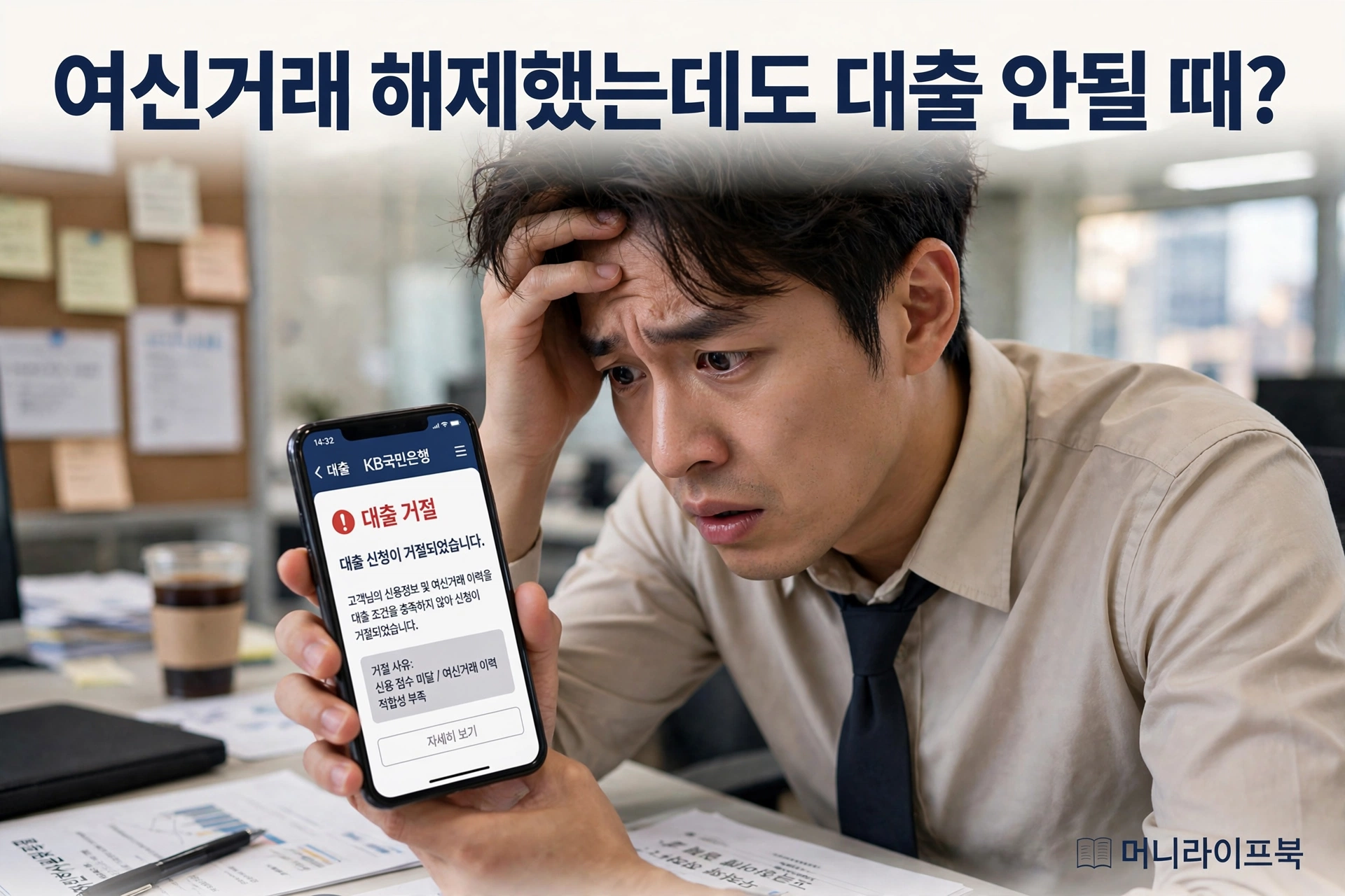 여신거래 해제했는데도 대출 안될 때 2가지, 계좌개설 차단 때문 3단계 해결