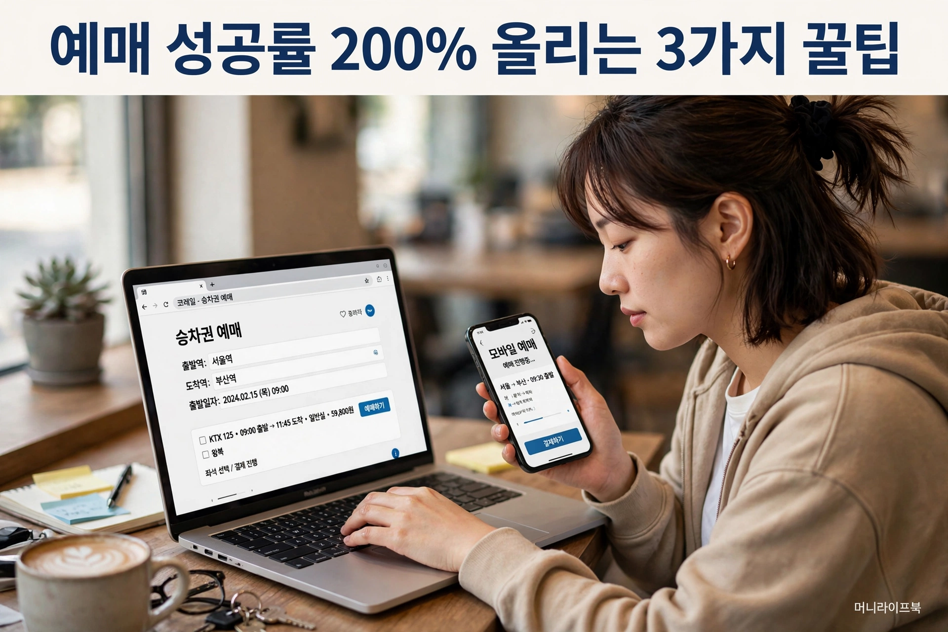 예매 성공률 올리는 3가지 꿀팁 PC 모바일 동시 접속