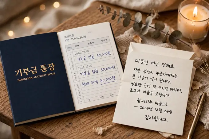기부금 통장