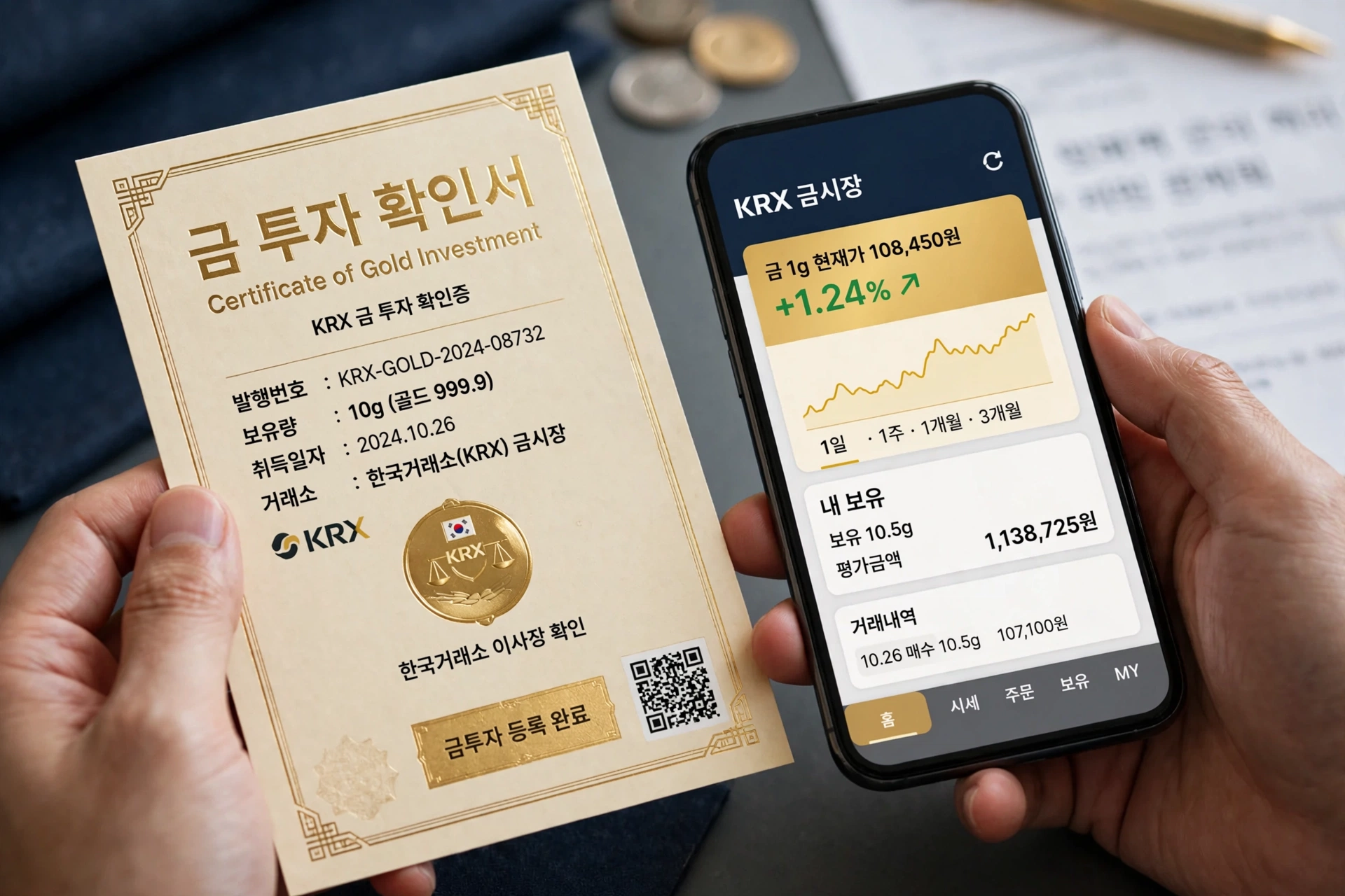 KRX 금시장 투자 앱