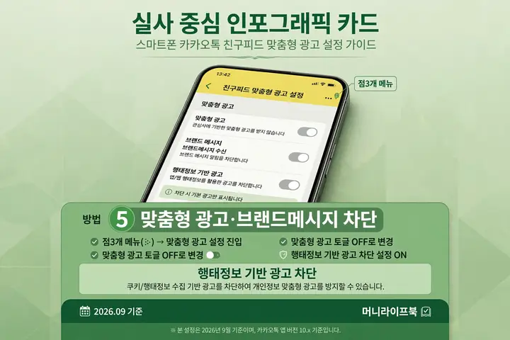 광고 수신 동의 철회