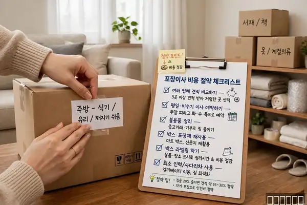 비용 절약 체크리스트