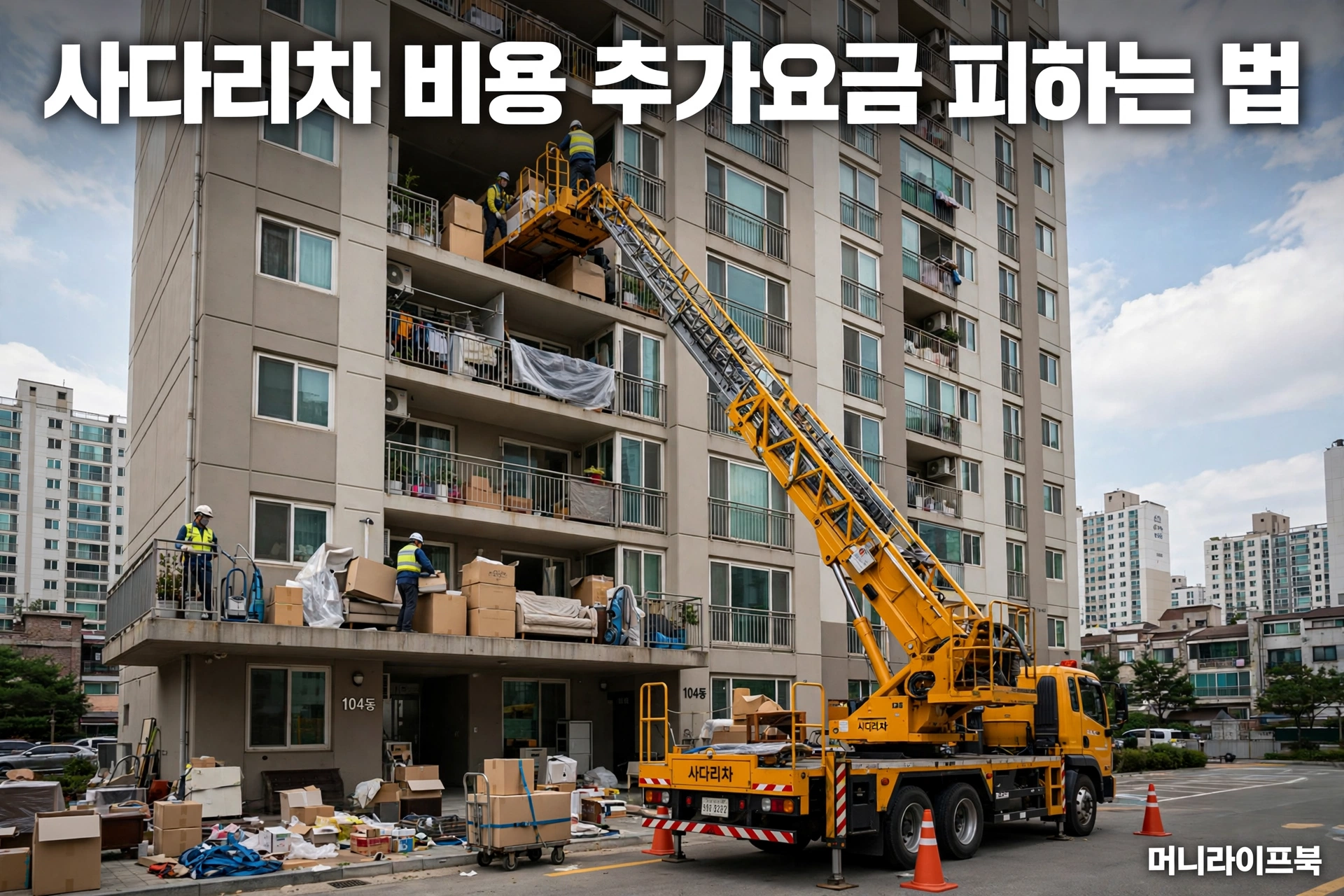 사다리차 추가요금 피하는 법