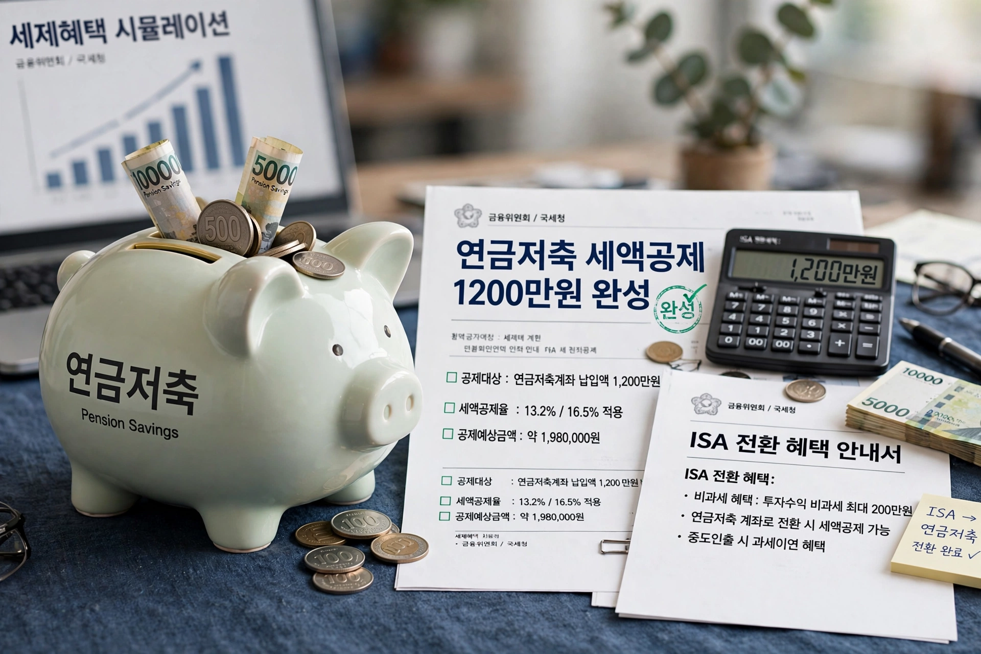 연금저축 세액공제 1200만원 완성