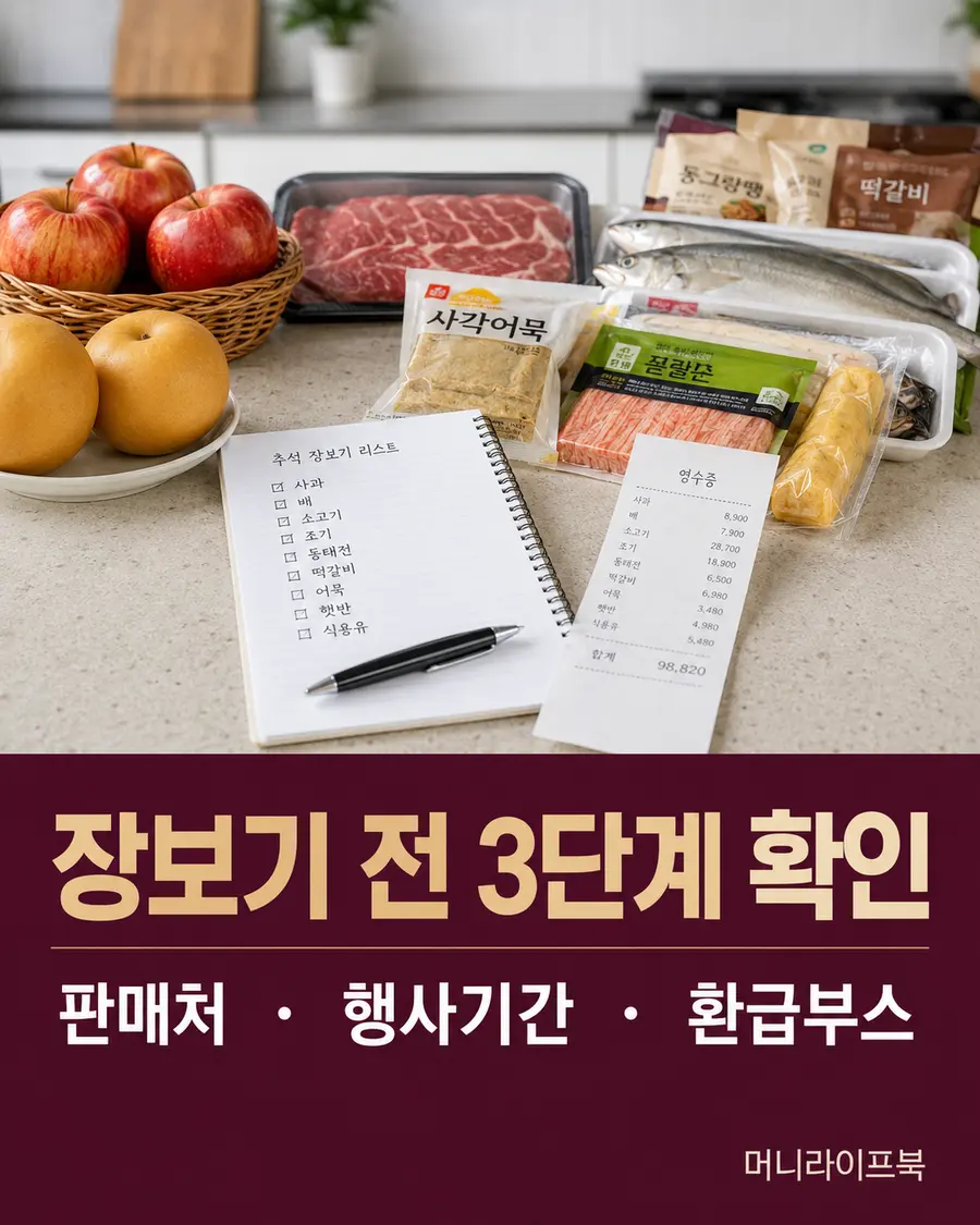 판매처 행사기간 환급부스 3단계 확인 요약 이미지